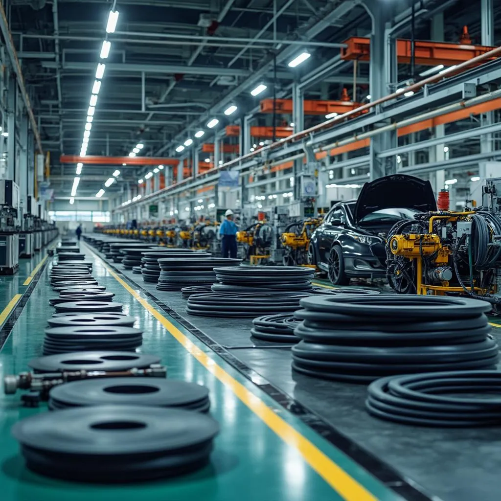 Proyecto de vulcanización en industria automotriz